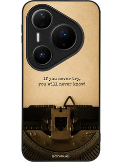 Sonique Men's Edition Old Letter Back Cover (Huawei Pura 80 Pro 5G)