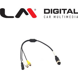 LM DIGITAL LM ACC M12F Αντάπτορας Για Σύνδεση Κάμερας Με Rca Σε Μόνιτορ Με 4Pin