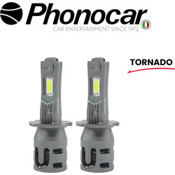 PHONOCAR 07.468 H3 Led 12V 6K 50W 5600L Quick Ch.Tornado