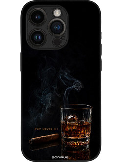 Sonique Men's Edition Back Cover με Σχέδιο «Eyes Never Lie» (iPhone 14 Pro)