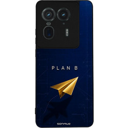 Sonique Men's Edition Θήκη με Σχέδιο «Plan B» (Motorola Edge 50 Ultra)