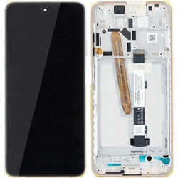 Γνήσια Οθόνη LCD και Μηχανισμός Αφής με Πλαίσιο για Xiaomi Poco X3 Pro - 560004J20S00 Χρυσό (Service Pack)