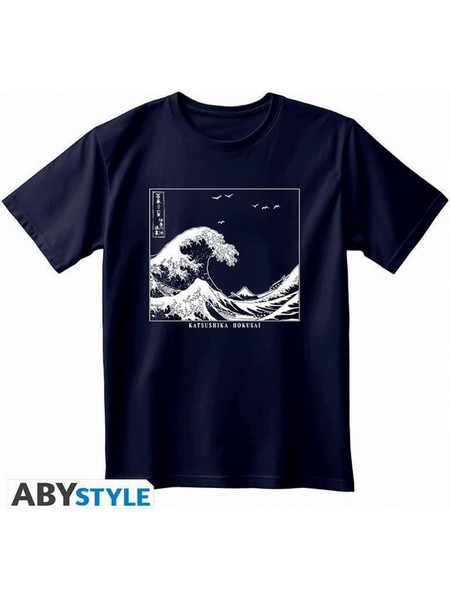 Hokusai - The Great Wave of Kanagawa Blue T-Shirt