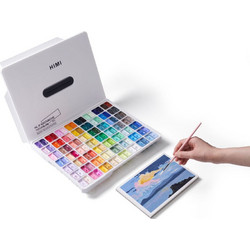 HIMI Twin Cup Gouache - White Case Σετ 112 Χρωμάτων Τέμπερες TST114