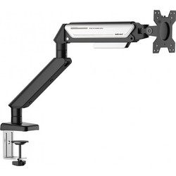 Βάση Γραφείου Οθόνης ARM Anda Seat Stand A6D έως 32'' με Βραχίονα - Λευκή/Μαύρη AD-W-A6D-1S-BW