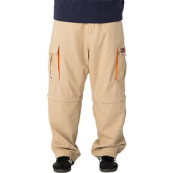 RUSTY MEGATRON 00 BAGGY ZIP OFF CARGO PANT ABBEY STONE