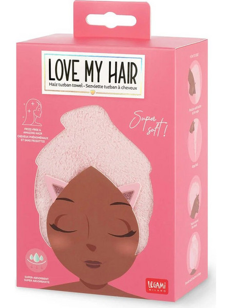 LEGAMI LOVE MY HAIR - ΤΟΥΡΜΠΑΝΙ ΠΕΤΣΕΤΑ ΜΑΛΛΙΩΝ - KITTY (HTW0002)