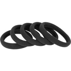 Kika Hair Bands Λαστιχάκια Μαλλιών Σετ 6τμχ Μαύρα