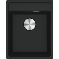 Franke Maris Bowl MRG 610-37 TL Matt Black Ένθετος Νεροχύτης Γρανίτη Ματ 41x51cm