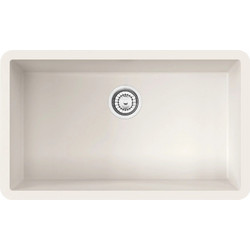 Franke Kubus KBG 110-70 Υποκαθήμενος Νεροχύτης Γρανίτη White 80x46cm