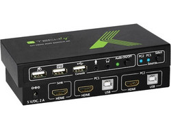 Techly KVM Switch 028696 2 X HDMI / USB