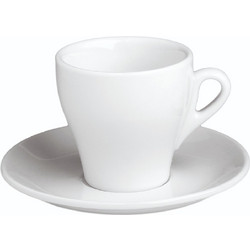 Gtsa Πιάτο Πορσελάνης Double Cappuccino Κωνικό 16εκ