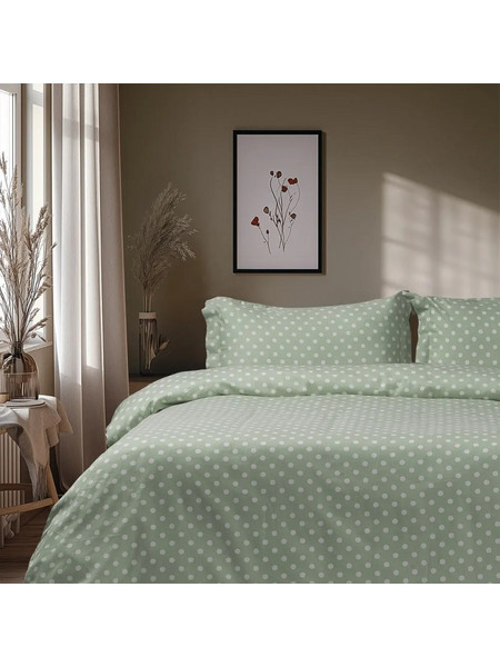 Beauty Home Σετ παπλωματοθήκη υπέρδιπλη Art 10101 Fancy 230x250 Μέντα