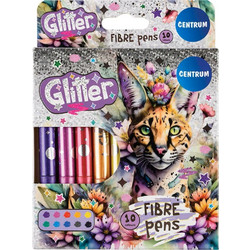Μαρκαδόροι Centrum Glitter 10 Χρώματα