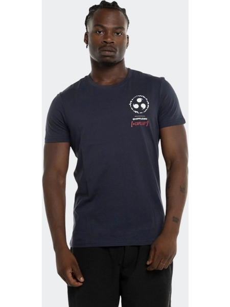 CAPSLAB DBZ Ανδρικό T-Shirt σε Μπλε Χρώμα