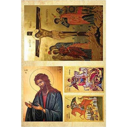 Χαρτί decoupage Αγιογραφίες 4" 32x48εκ