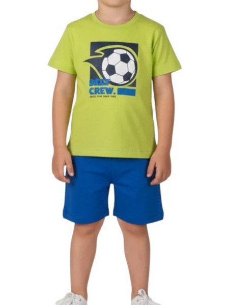Joyce Baby Boys Summer Set 2612140 Lt. Green/Royal
