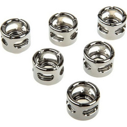 MONSOON FREE CENTER HARDLINE FITTING 16/13MM 6-PACK CHROME