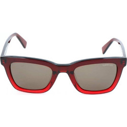 Lanvin SLN723M 06DB Γυναικεία Γυαλιά Ηλίου Πεταλούδα Κοκάλινα Κόκκινο με Καφέ Φακό