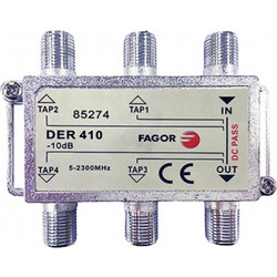 Fagor Tap-off 10dB 4 εξόδων DER 410 IKU-85274