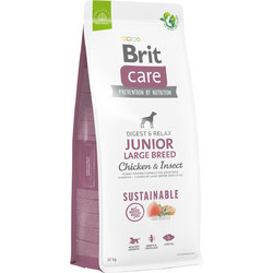 Brit Care Digest & Relax Junior Large Sustainable with Chicken & Insect 12kg
