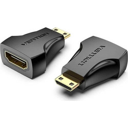 VENTION Mini HDMI Male to HDMI Female Adapter Black (AISB0)