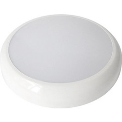 Aca LED πλαφονιέρα Cordin Λευκή 16W/14W/8W 5CCT (COD1468CCTW)