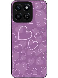 Sonique Heart Series Θήκη (Honor X7c) Βιολετί