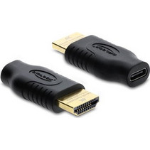 DELOCK DELOCK αντάπτορας HDMI σε USB-C 61075, 4K/60Hz, μαύρος