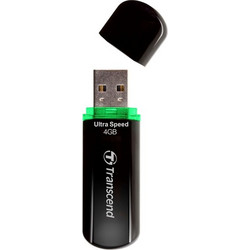 Transcend JetFlash 600 4GB USB Stick 2.0 με USB-A