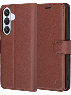 Techsuit Leather Folio Θήκη Βιβλίο Brown (Samsung Galaxy S26)