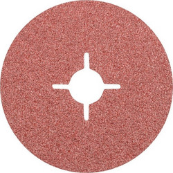 Δίσκος Λείανσης FORUM Fiber O115mm K120 Κορουνδίου - Με Σταυρωτή Οπή (25 Tεμάχια )
