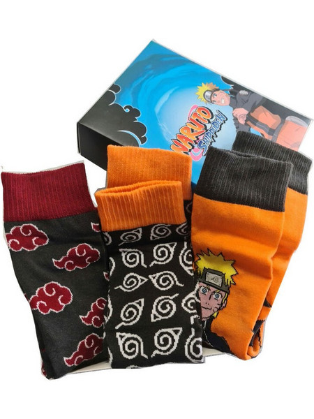 Naruto Shippuden Assorted pack 3 Socks - NW1062