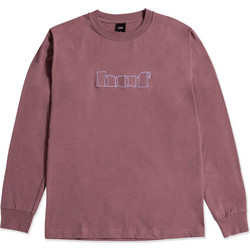 Huf Ανδρική μακρυμάνικη μπλούζα Certificate L/S Tee TS01932-MAUVE