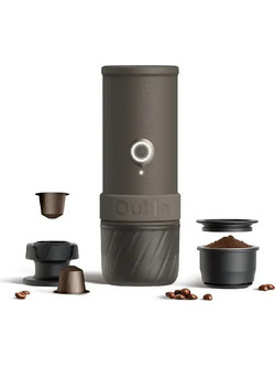 Φορητή μηχανή Espresso Outin Mino - Tundra Brown