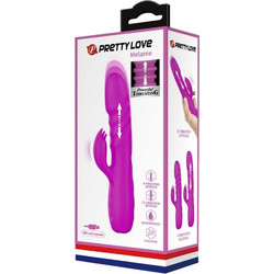 Pretty Love Melanie Thrusting Rabbit Vibrator Δονητής Rabbit 20.5cm Ροζ