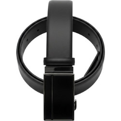 Guy Laroche Ανδρική Δερμάτινη Ζώνη Leather Belt GL F500/1 Μαύρο