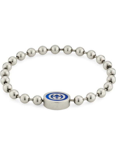 Gucci Interlocking G Boule Βραχιόλι από Ασήμι 925 YBA753437001017