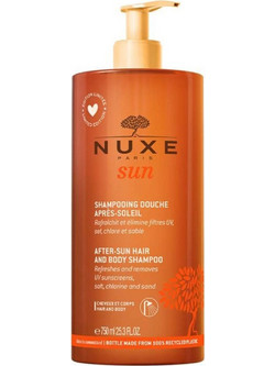 Nuxe Sun Hair & Body After Σαμπουάν & Αφρόλουτρο για Επανόρθωση 750ml