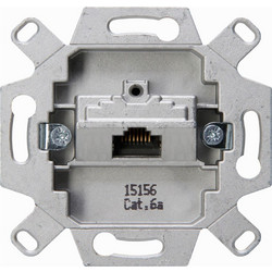 Πρίζα Δικτύου CAT6 114401007 1x8 Steel Kopp