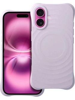 Forcell iPhone 16 MagSafe Zephyr Θήκη Σιλικόνης - Lilac