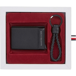 Tommy Hilfiger Th Saffiano Metal CC & Keyfob AM0AM13127 BDS Μαύρο (Μαύρο)