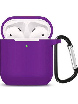 Leewello Θήκη σε Μωβ χρώμα για Apple AirPods 1 / AirPods 2