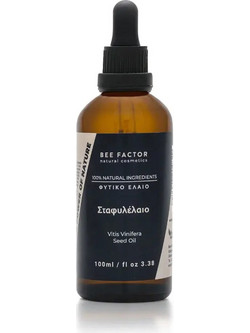 Bee Factor Βιολογικό Σταφυλέλαιο για Πρόσωπο Σώμα & Μαλλιά 100ml