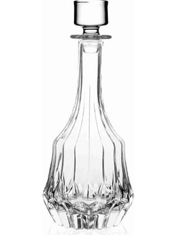Κρυστάλλινη Καράφα RCR Adagio 1000ml με Πώμα - Made in Italy