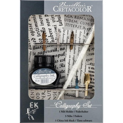 ΣΕΤ ΚΑΛΛΙΓΡΑΦΙΑΣ CRETACOLOR 7 ΤΕΜΑΧΙΩΝ (1 ΚΟΝΔΥΛΟΦΟΡΟΣ + 5 ΜΥΤΕΣ + 1 ΜΠΟ