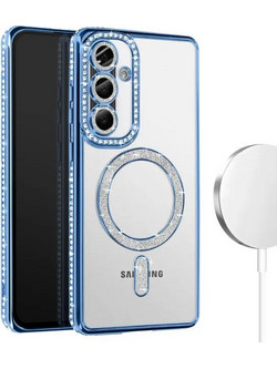 Θήκη Κινητού Avizar Diamond Around Strass για SAMSUNG GALAXY A37 ΜΠΛΕ