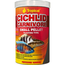 Tropical Cichlid Carnivore Small Pellet 250ml