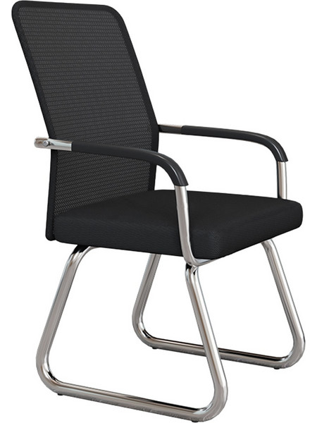 Homemarkt ΚΑΡΕΚΛΑ ΕΠΙΣΚΕΠΤΗ STED HM1232.01 ΜΑΥΡO MESH-ΠΟΔΙΑ/ΜΠΡΑΤΣΑ ΧΡΩΜΙΟΥ 55x59x89Υεκ