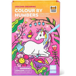 Tiger Tribe Σετ Δραστηριοτήτων - Colour by Numbers ''Unicorn Dreaming'' 20228